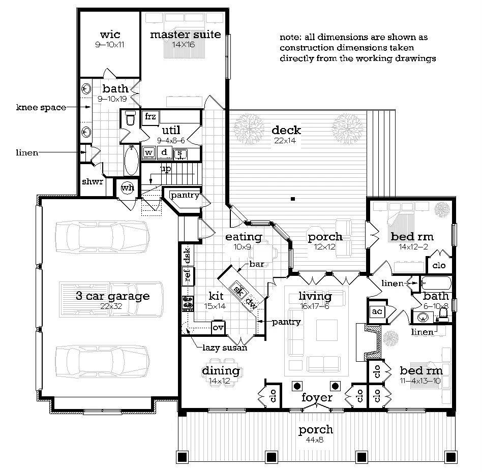 Main Level Floor Plan